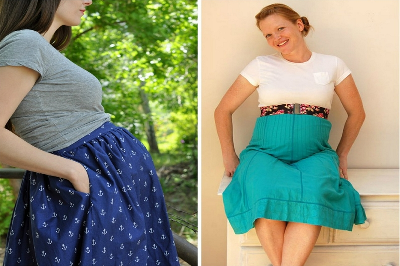 Jak si vyrobit těhotenskou sukni
